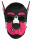 Kinky Puppy Husky Balaclava with Removable Muzzle and Movable Ears