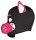 Kinky Puppy Husky Balaclava with Removable Muzzle and Movable Ears