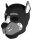 Kinky Puppy Husky Sturmhaube aus Neopren mit Schnauze und beweglichen Ohren