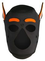 Kinky Puppy Husky Sturmhaube aus Neopren mit Schnauze und beweglichen Ohren
