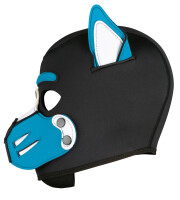 Kinky Puppy Husky Sturmhaube aus Neopren mit Schnauze und beweglichen Ohren