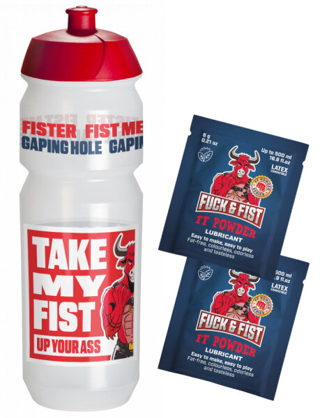 Fuck & Fist Lube Lubricant Bottle 750 ml with 2 x FF Powder 6 g