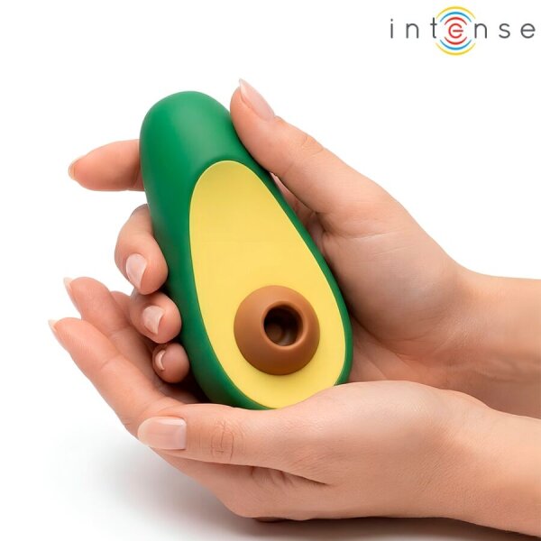 Intense Avocado Clitoral Suction Stimulator Silicone Waterproof Rechargeable