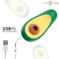 Intense Avocado Clitoral Suction Stimulator Silicone Waterproof Rechargeable