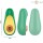 Intense Avocado Clitoral Suction Stimulator Silicone Waterproof Rechargeable