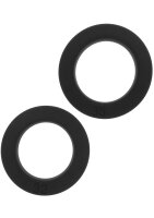 Hidden Desire Double Stackers Silicone C-Rings Set L 2...