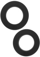 Hidden Desire Double Stackers Silicone C-Rings Set M 2...