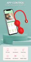 Lovesecret Premium Love Balls  App Controlled  Pink