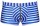 Svenjoyment Striped Pants with Wrist Cuffs Blue White M