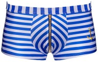 Svenjoyment Striped Pants with Wrist Cuffs Blue White L