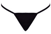 Cottelli Collection Schmuckstring mit Strass S-L Schwarz