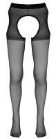 Cottelli Collection Straps-Strumpfhose Ouvert 20 DEN Schwarz S/M