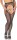Cottelli Collection Netz Straps-Strumpfhose Ouvert Schwarz S/M