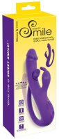 Sweet Smile Rabbit Vibrator with G-Spot and Anal Tickler