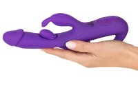 Sweet Smile Rabbit Vibrator with G-Spot and Anal Tickler