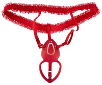 You2Toys Lay-On Vibrator Set with Lace Harness and Remote Control