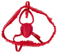 You2Toys Lay-On Vibrator Set with Lace Harness and Remote Control