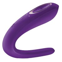 Satisfyer Double Classic Paarvibrator mit Vibration Lila