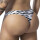CandyMan Zibrex Black-White Thong S - XL