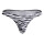 CandyMan Zibrex Black-White Thong S - XL