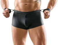 Svenjoyment Open Back Pants with Restraint Cuffs S Black