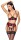 Cottelli Collection Ouvert Suspender Set Dark Red/Black L 3-Piece