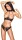 Cottelli Collection Ouvert Set mit Hebe-BH und Slip M Schwarz