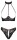 Cottelli Collection Ouvert Set mit Hebe-BH und Slip M Schwarz