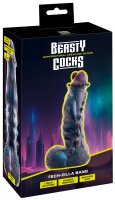 You2Toys Beasty Cocks Tech-Zilla Bang Fantasy Dildo Metallic 23.5 cm