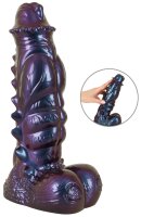 You2Toys Beasty Cocks Tech-Zilla Bang Fantasy Dildo Metallic 23.5 cm