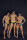 CandyMan Police thong with handcuffs Black S - XL