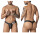 CandyMan Police thong with handcuffs Black S - XL