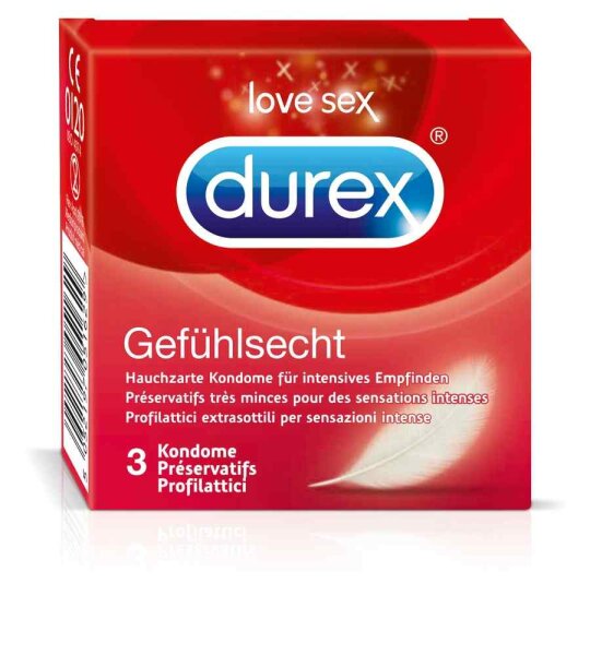 Durex Gef&uuml;hlsecht 3 pcs