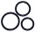 Silicone Cock Ring set 3 pcs
