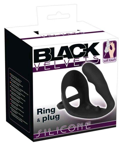 Black Velvets Ring & Plug