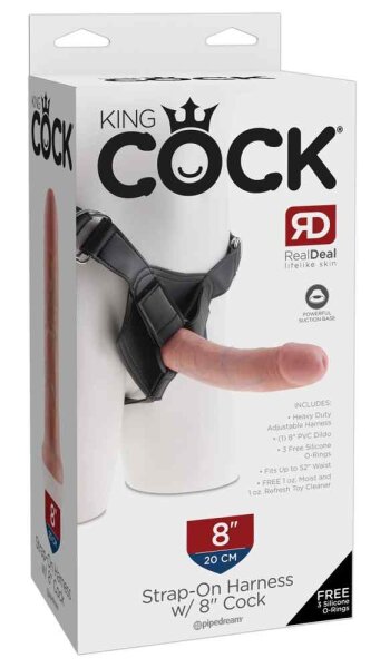 King Cock Strap-On 8Zoll