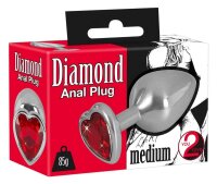 Diamond Anal Plug medium 3,4 cm