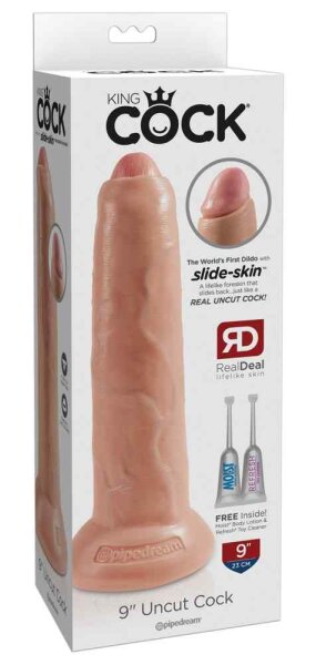 King Cock Uncut Flesh 23cm