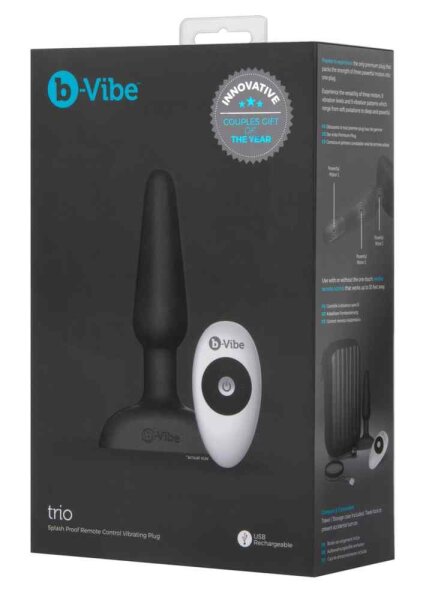 b-Vibe trio plug black