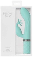 Pillow Talk - Kinky Teal Dual Vibrator