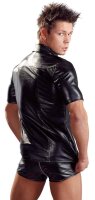 Lederimitat Herren Hemd 2XL