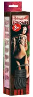 Bondage rope 3 m black