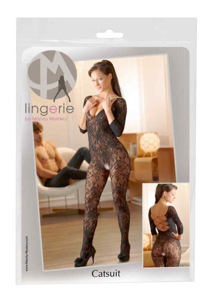 Catsuit Spitze offen S - L