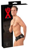 Latex Herren Slip schwarz M/L