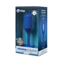 B-Vibe Vibrating Snug Plug XL Navy