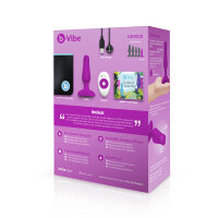 B-Vibe - Novice Remote Control Plug Fuchsia