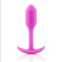 B-Vibe Snug Butt Plug 1 Fuchsia