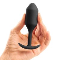 B-Vibe Snug Butt Plug 2 Black