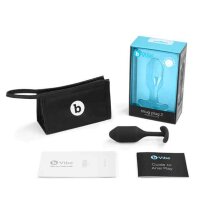 B-Vibe Snug Butt Plug 2 Black