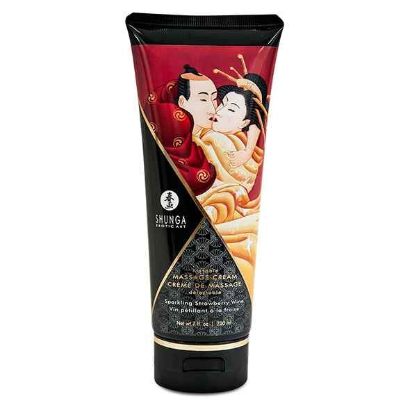 Shunga Massage Cream Strawberry 200 ml